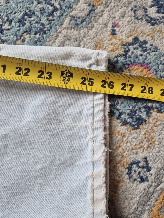 Vintage Ralph Lauren Polo 100% Cotton Women's Jeans Size 31" Waist Light Wash - Picture 9 of 11